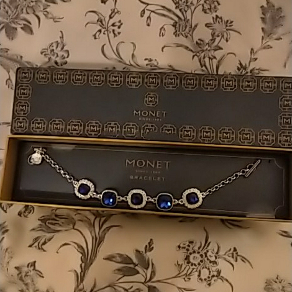 Monet Sapphire Bracelet in silver